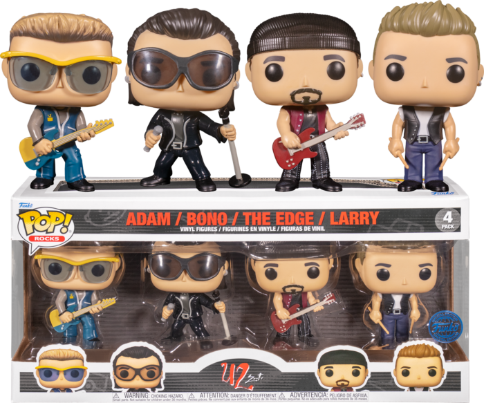 U2 - Zoo TV 4-Pack (Pop! Vinyl)