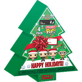 The Office – Holiday Tree Box Pocket (Pop! Vinyl 4-Pack)