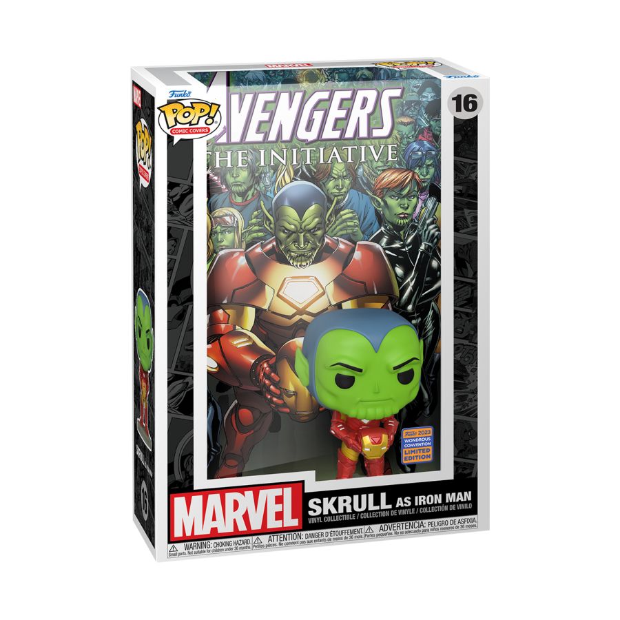 Marvel Comics - Iron Man Skrull Wonder Comic Con 2023 Pop! Comic Cover (Pop! Vinyl)