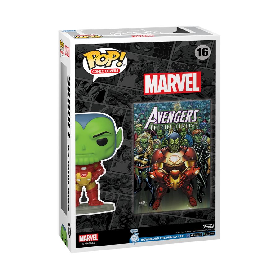 Marvel Comics - Iron Man Skrull Wonder Comic Con 2023 Pop! Comic Cover (Pop! Vinyl)