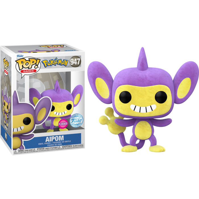 Pokemon - Aipom Flocked (Pop! Vinyl)