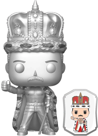 Queen - Freddie Mercury King With Pin (Pop! Vinyl)