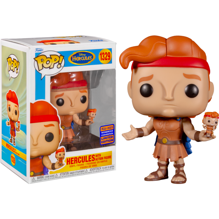 Hercules With Action Figure Wonder Comic Con 2023 (Pop! Vinyl)