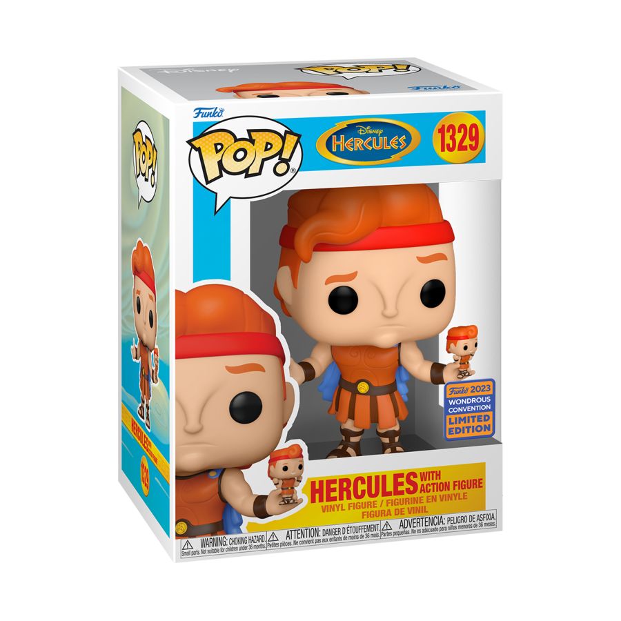Hercules With Action Figure Wonder Comic Con 2023 (Pop! Vinyl)