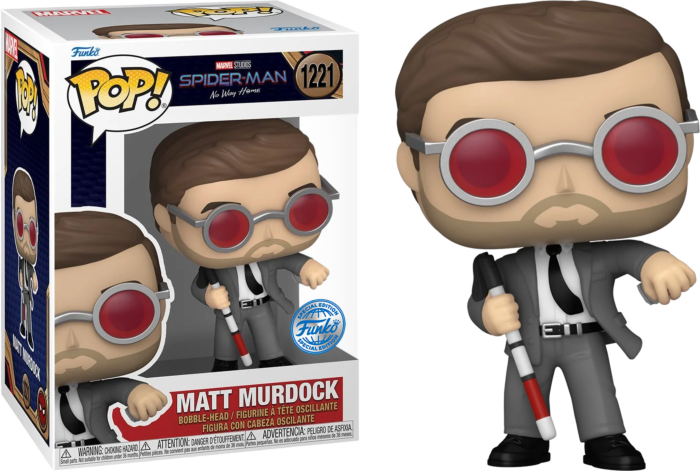 Spider-Man: No Way Home - Matt Murdock With Brick (Pop! Vinyl)