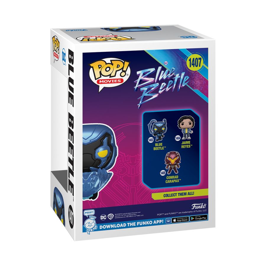 Blue Beetle 2023 - Blue Beetle In Flight Glow (Pop! Vinyl)
