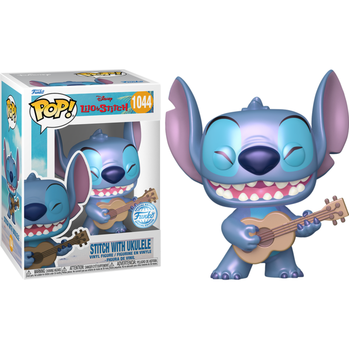 Lilo And Stitch - Stitch With Ukelele Pearlescent (Pop! Vinyl)