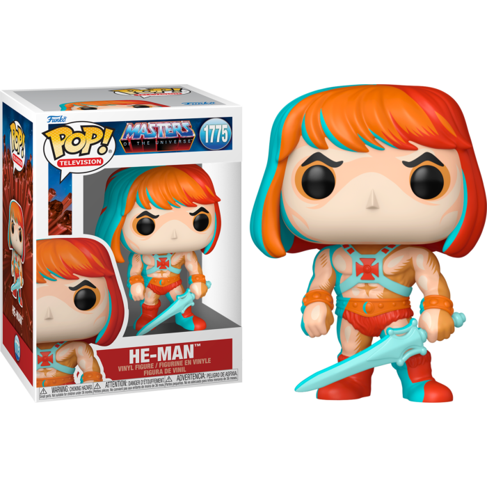 Masters Of The Universe - He-Man Retro Neon Deco (Pop! Vinyl)