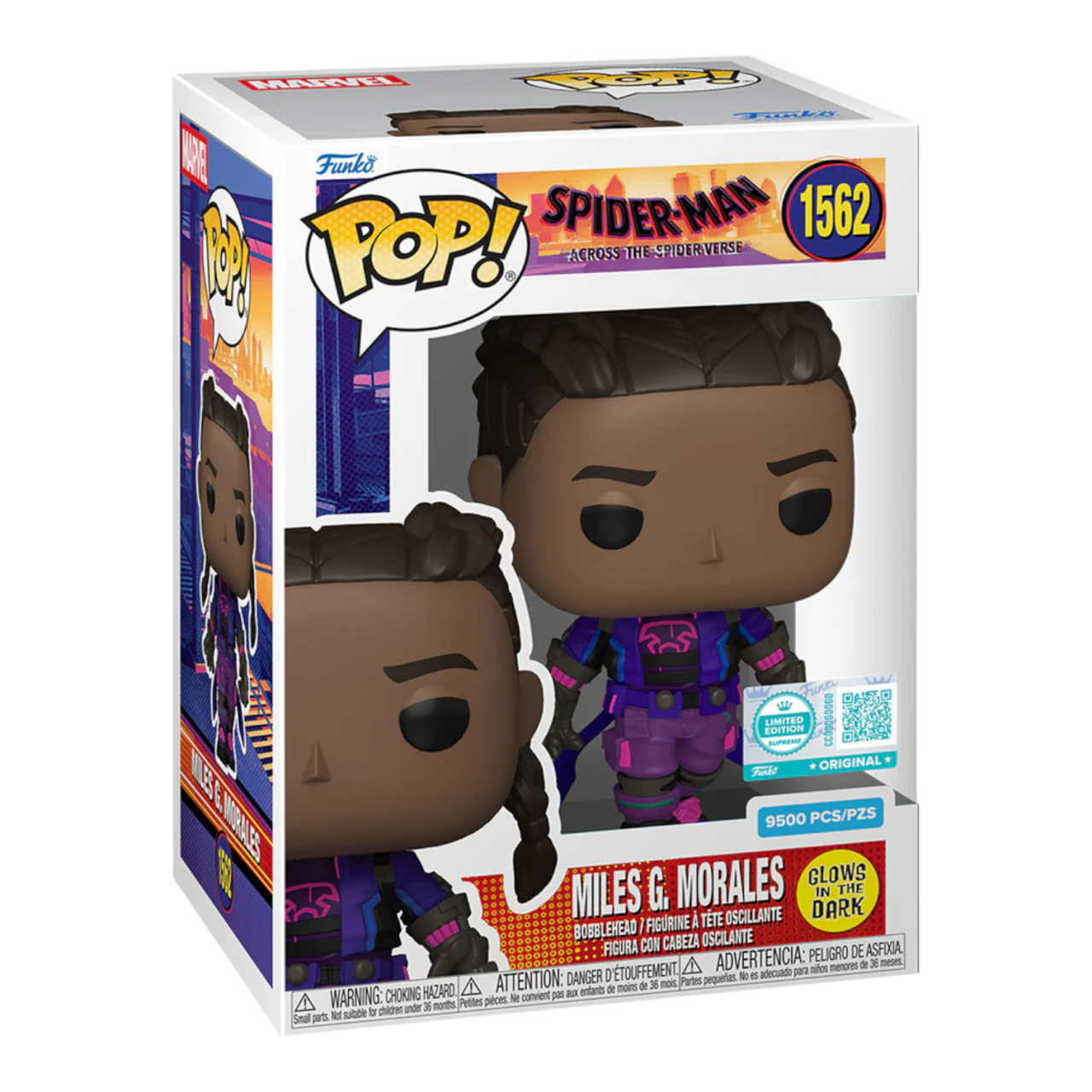 SpiderMan: AtSV - Prowler Miles Unmasked Limited Edition (Pop! Vinyl)