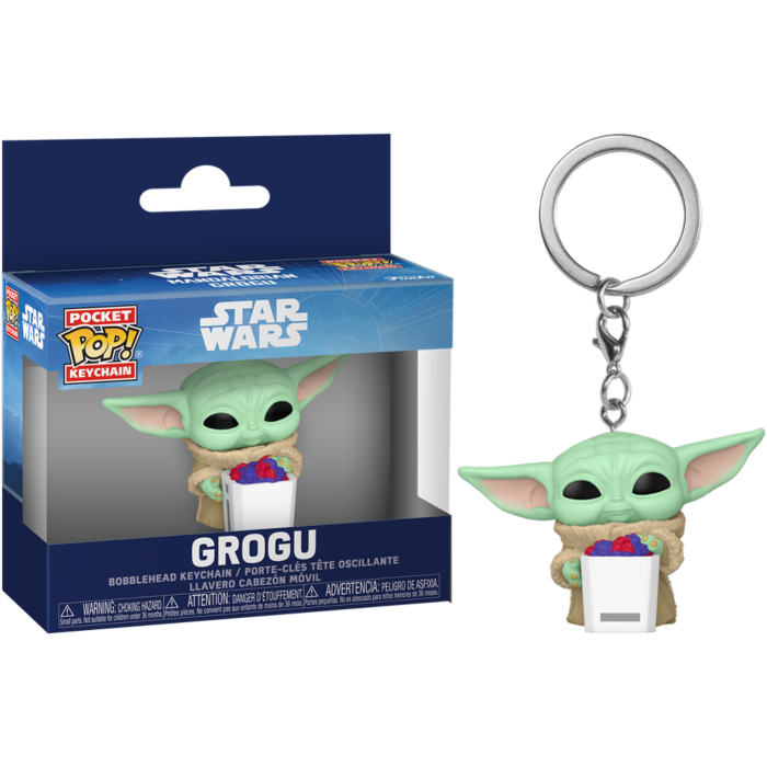 The Mandalorian And Grogu (2026) - Grogu With Food Pocket Keychain (Pop! Vinyl)