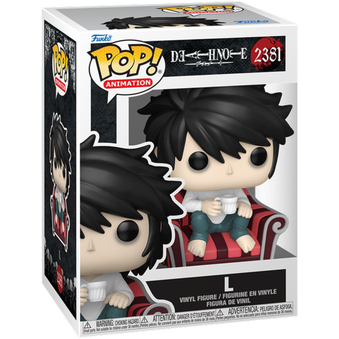Death Note - L On Chair (Pop! Vinyl)