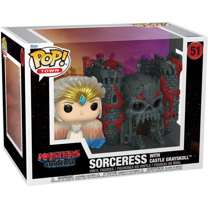 Masters Of The Universe (2026) - Sorceress With Castle Grayskull Pop Town (Pop! Vinyl)