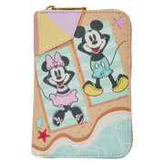 Mickey & Minnie - Beach Fun Zip Around Wallet