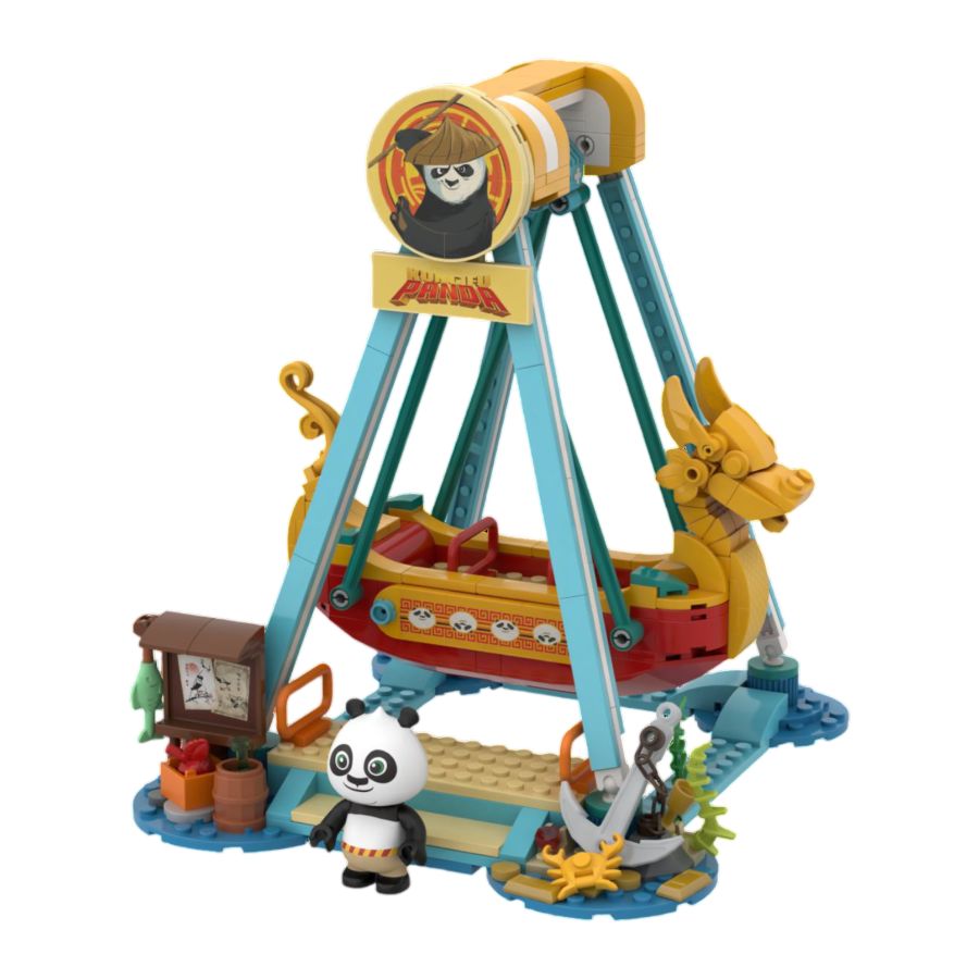 Kung Fu Panda - Adventure Park : Pirate Ship Ride (379 Piece Kit)
