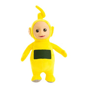 Teletubbies - Laa Laa 8” Plush with Interactive Color Changing Belly Patch