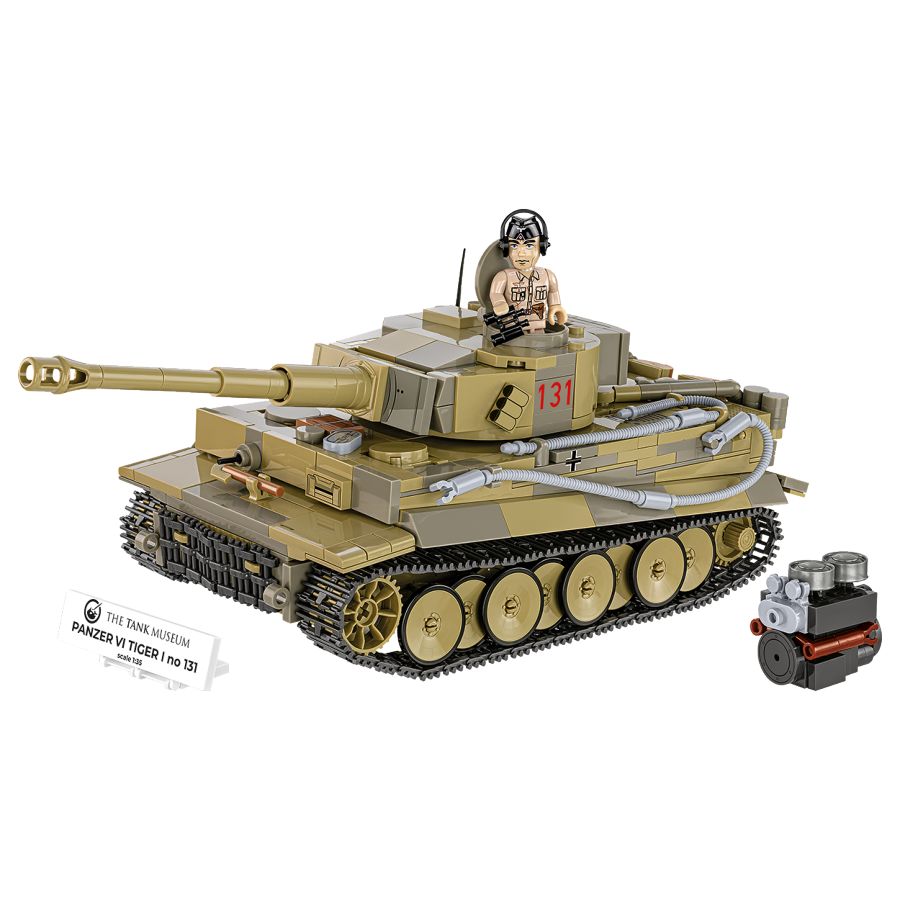 World War 2 - Panzer Vi Tiger I No 131 Construction Brick Set (898 Pieces)