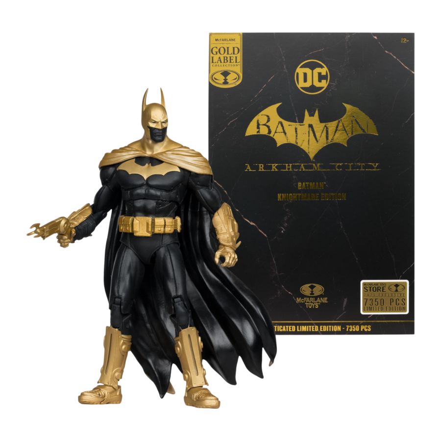DC Multiverse - Batman (Arkham City)(Knightmare)(Gold Label) 7″ Figure
