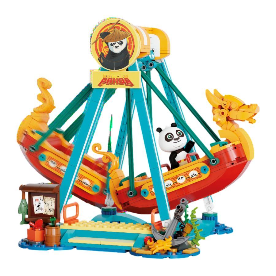 Kung Fu Panda - Adventure Park : Pirate Ship Ride (379 Piece Kit)