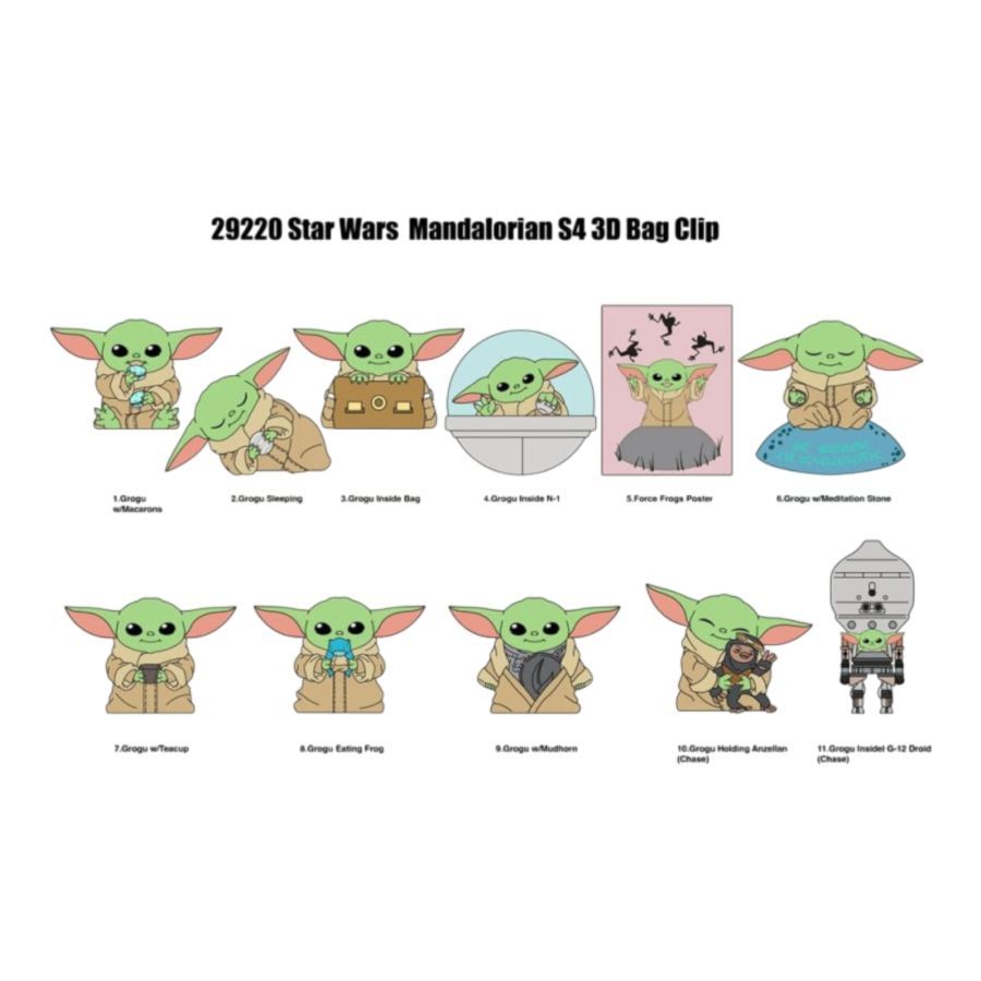 Star Wars: Mandalorian - Best of Grogu Bag Clip Blind Bag (Display of 24)