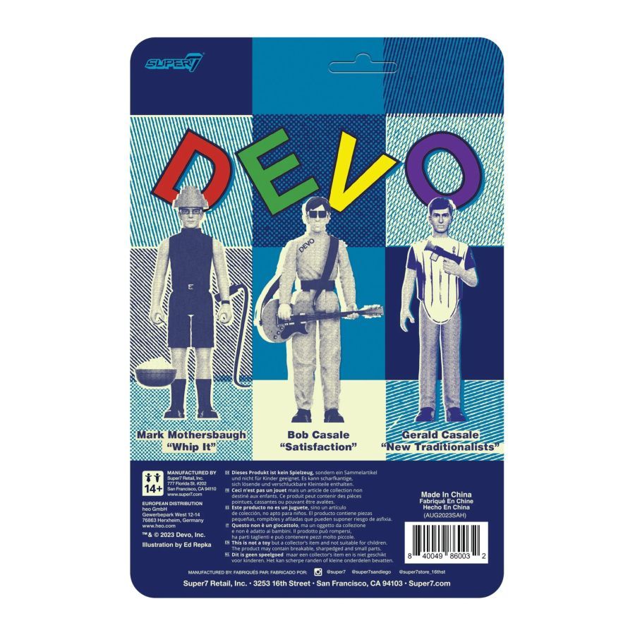 Devo - Gerald Casale “New Traditionalists” Reaction 3.75 Figure