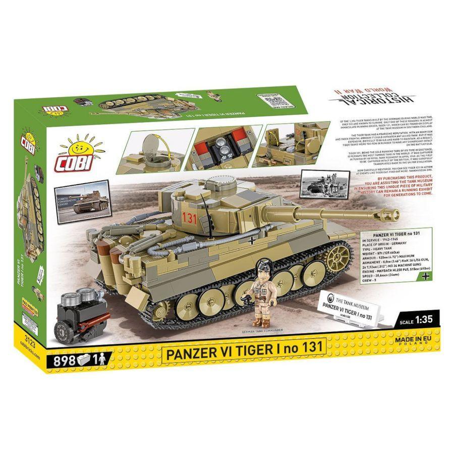 World War 2 - Panzer Vi Tiger I No 131 Construction Brick Set (898 Pieces)