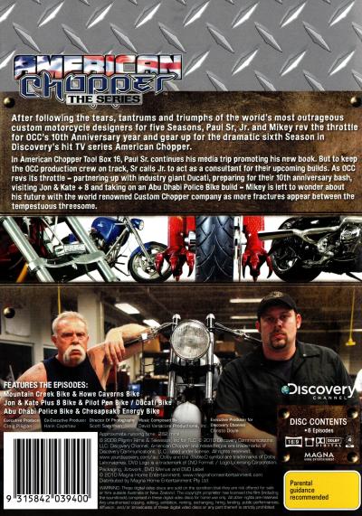 American Chopper: The Series Tool Box 16 (Discovery Channel) DVD
