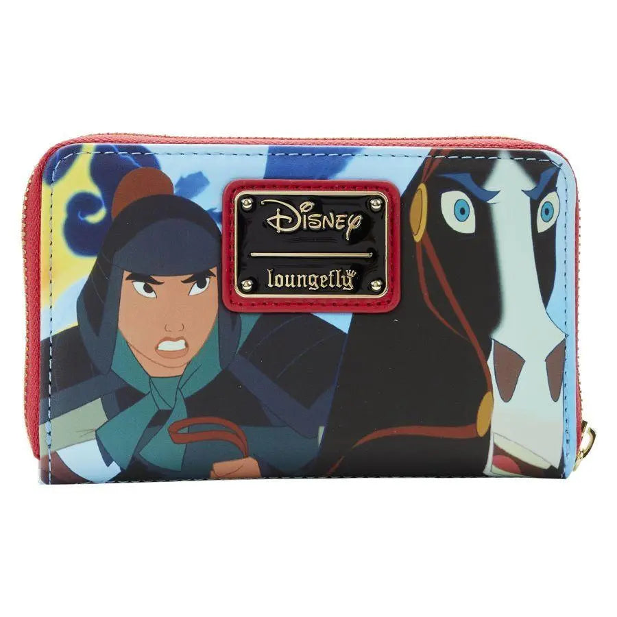Mulan (1998) - Princess Scene Zip Around Purse