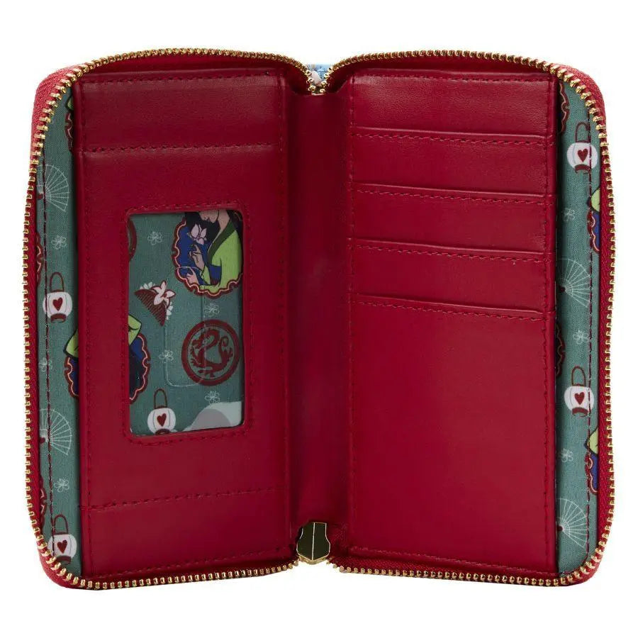 Mulan (1998) - Princess Scene Zip Around Purse
