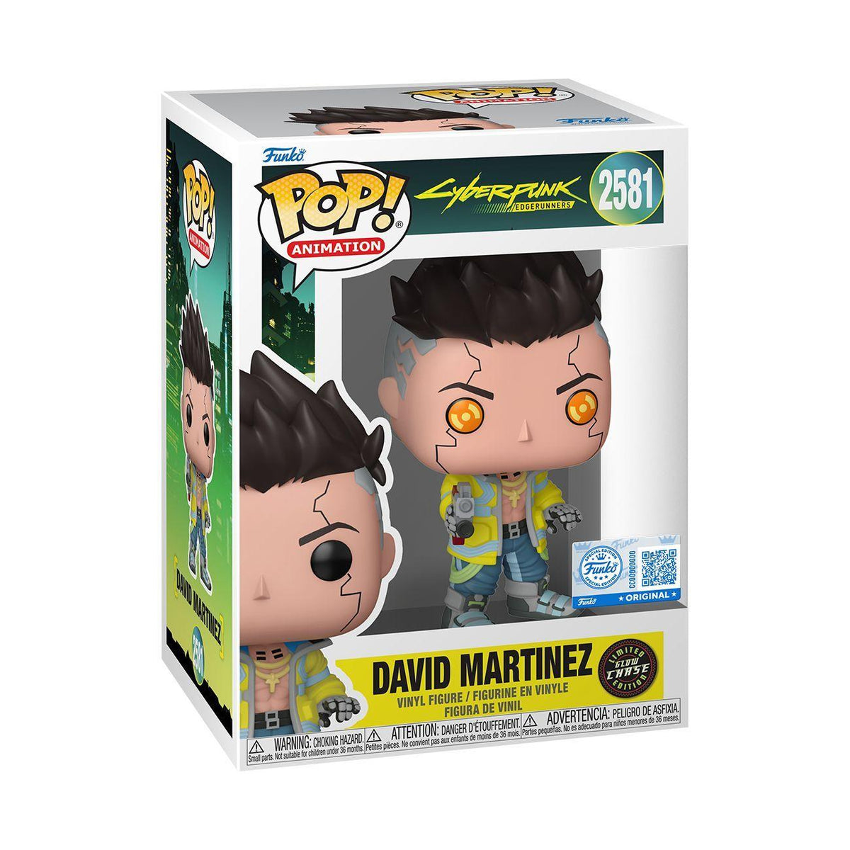 Cyberpunk: Edgerunners - David Martinez (with chase) Exclusive (Pop! Vinyl)