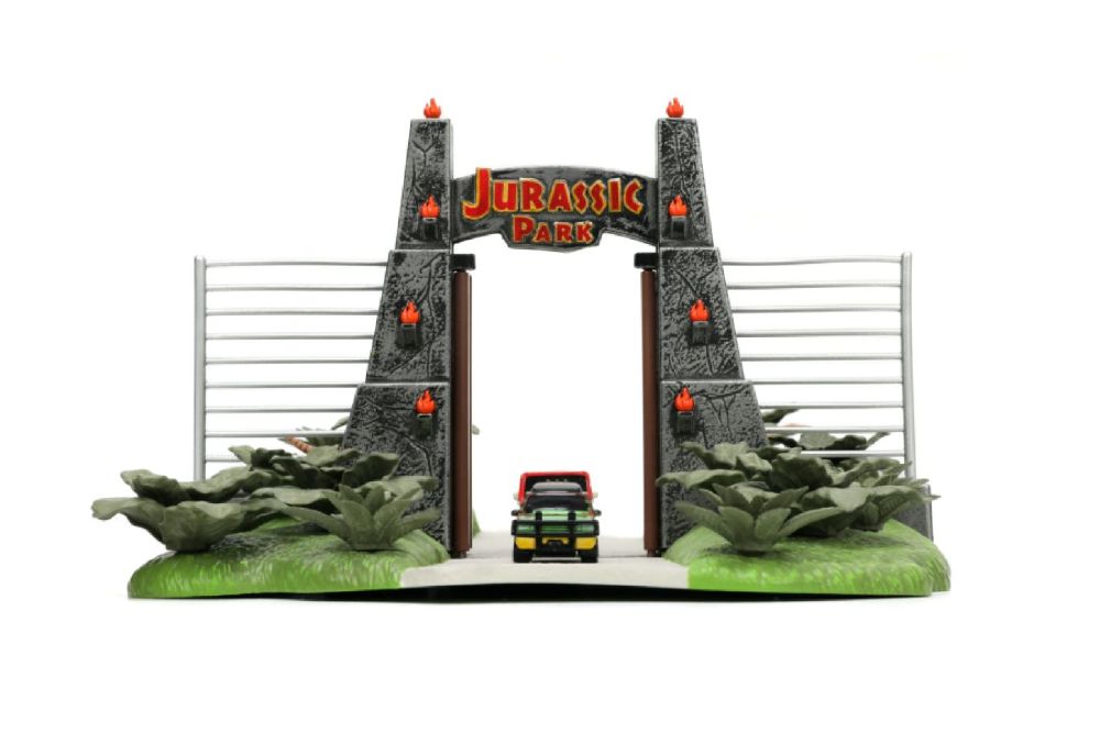 Jurassic Park - Nano Scene Diorama with 2 vehicles