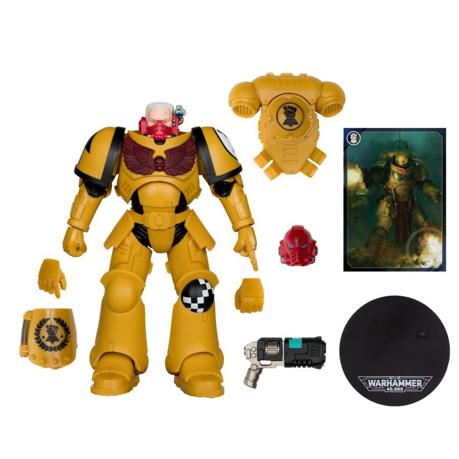 Warhammer 40,000 - Imperial Fist Intercessor Sergeant (Gold Label) 7″ Action Figure
