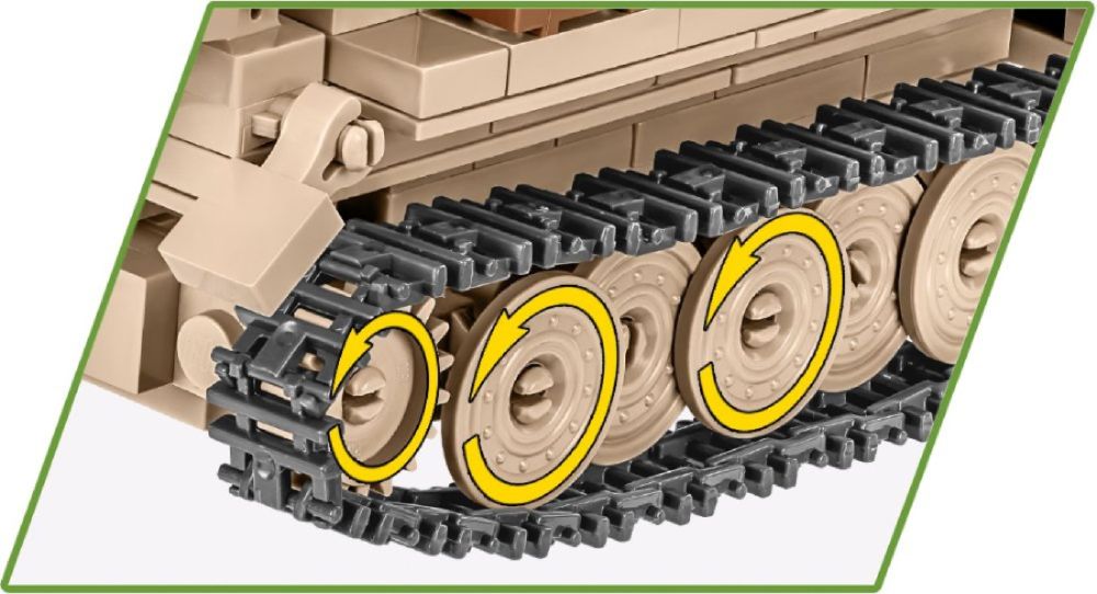 World War 2 - SD KFZ 10 Demag D7 Construction Brick Set (283 Pieces)