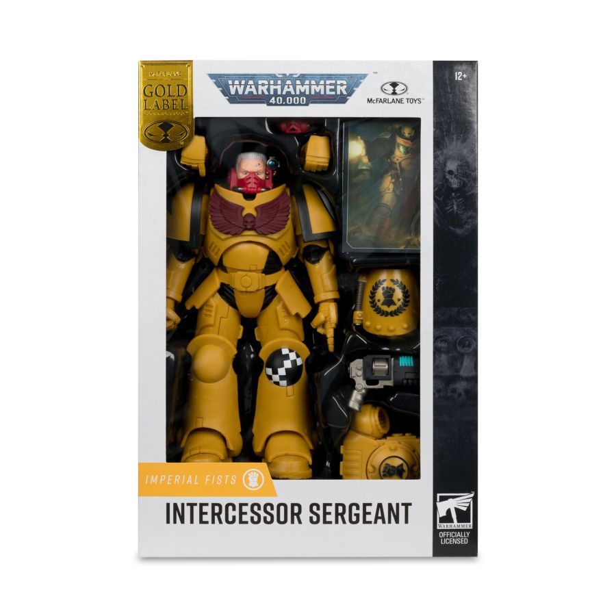 Warhammer 40,000 - Imperial Fist Intercessor Sergeant (Gold Label) 7″ Action Figure