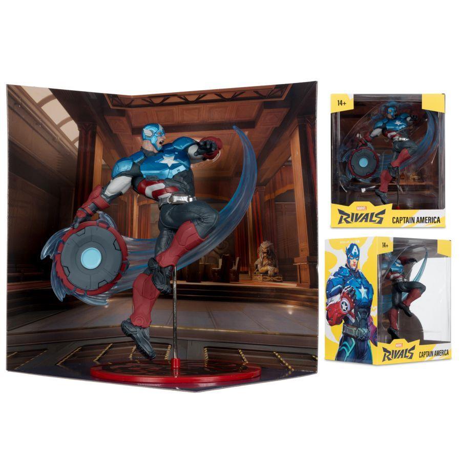 Marvel Rivals - Captain America 1:10th Scale Figure