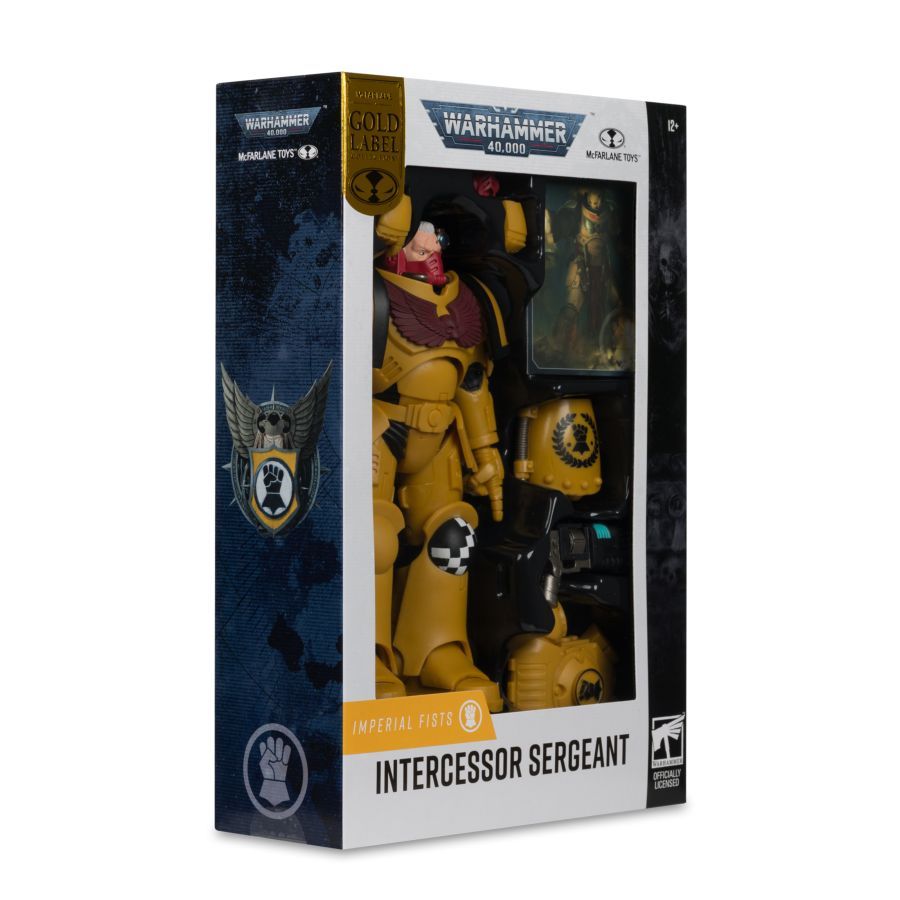 Warhammer 40,000 - Imperial Fist Intercessor Sergeant (Gold Label) 7″ Action Figure
