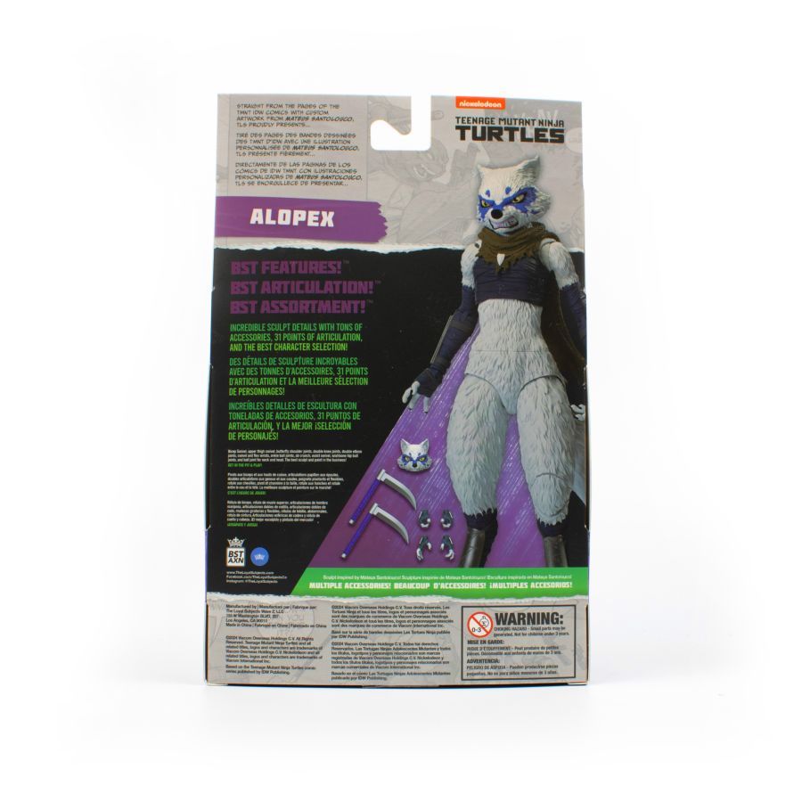 Teenage Mutant Ninja Turtles (comics) - Alopex 5″ BST AXN BST AXN Action Figure (Wave 2)