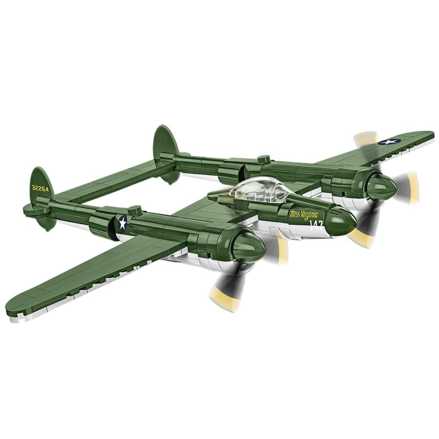 World War 2 - Lockheed P-38 Lightning Construction Brick Set (335 Pieces)