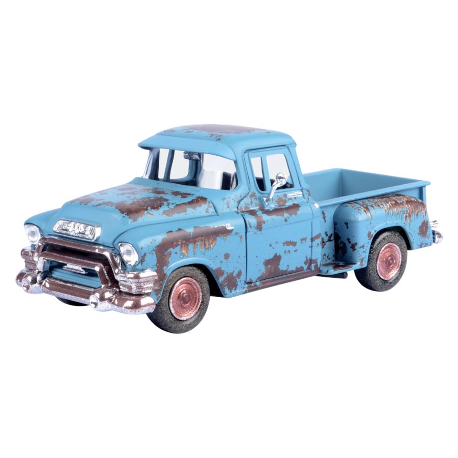 Weathered Treasures - 1:24 1955 GMC Blue Chip Pickup