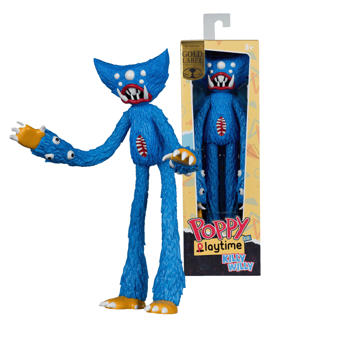 Poppy Playtime – Killy Willy Blue (Gold Label) 12″ Coffin Figure
