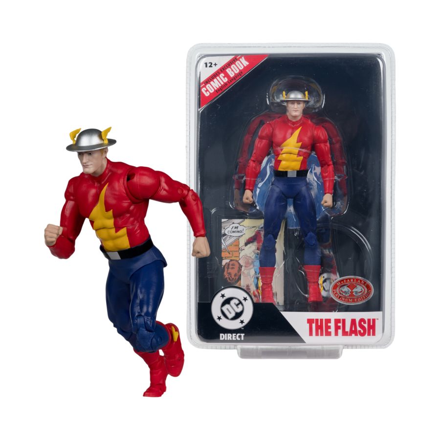 DC Comics - Jay Garrick Flash (Flash #123) Page Punchers 7″ Figure with Comic (Chase Version)
