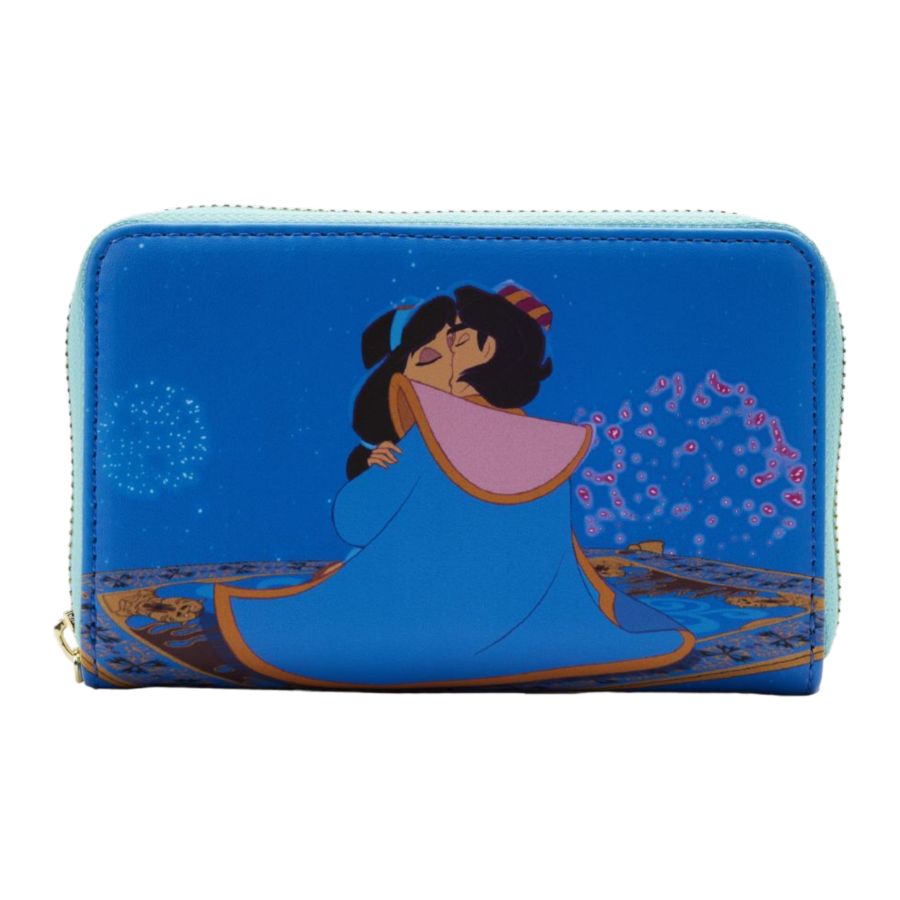 Aladdin (1992) - Jasmine Princess Scenes Zip Around Purse