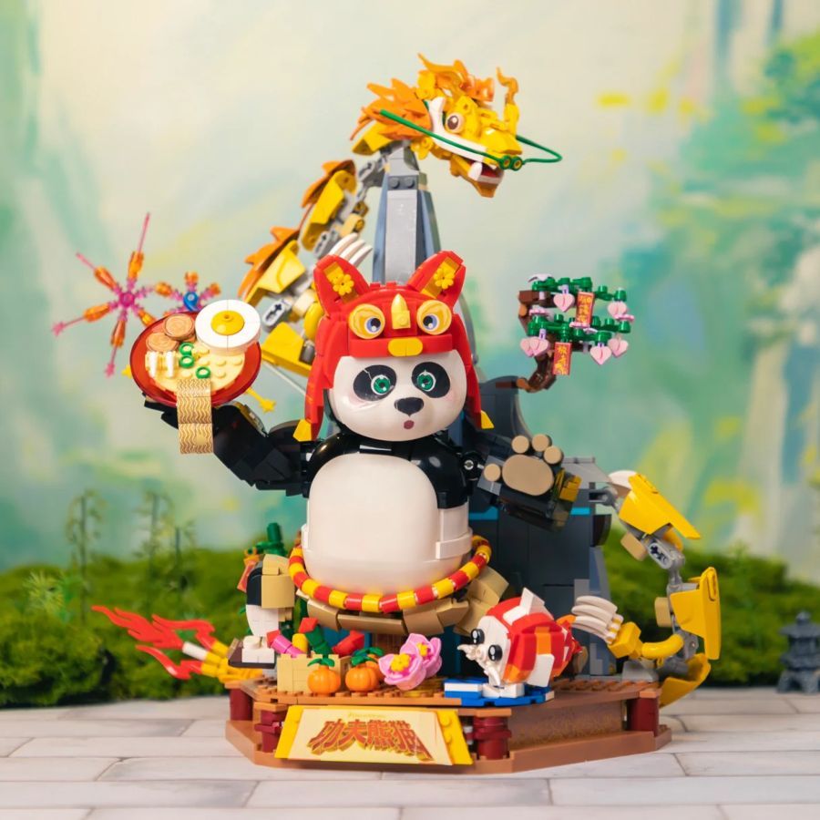 Kung Fu Panda - Dragon Warrior “Spring Festival” Special Edition (1431 Piece Kit)