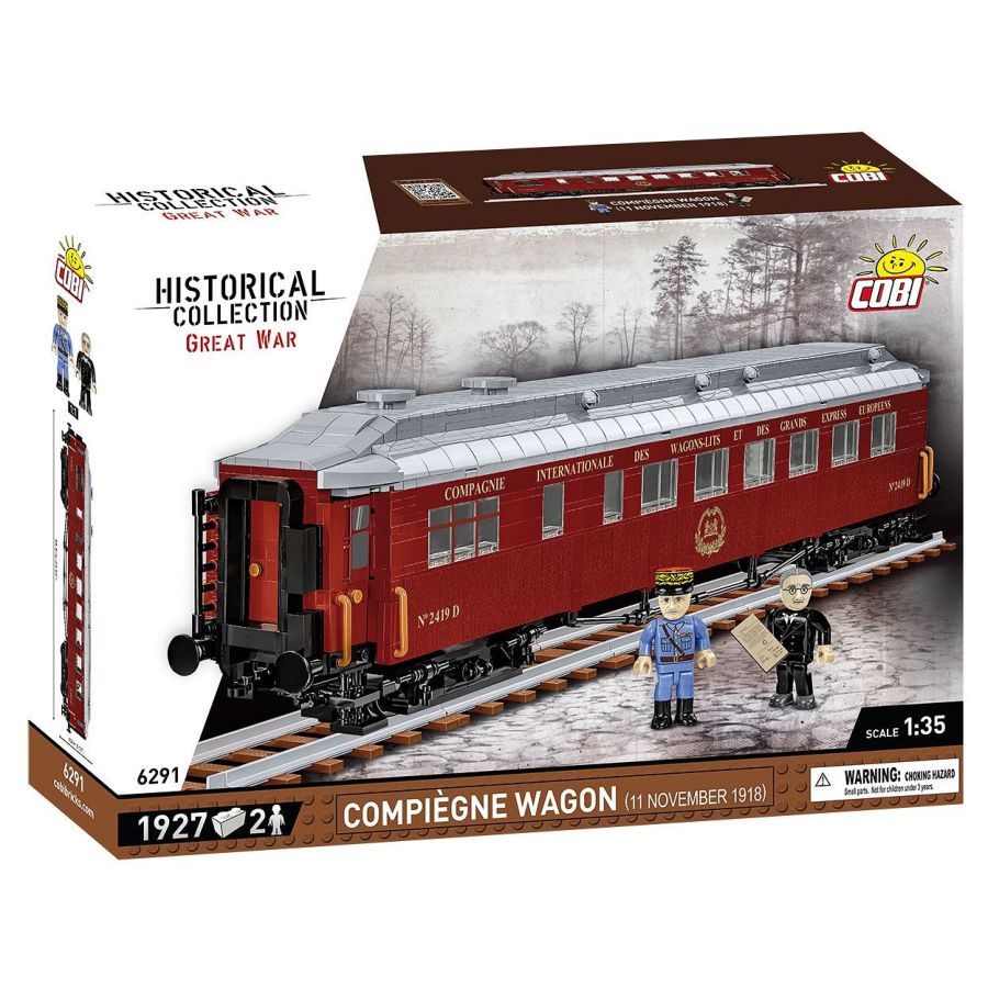Trains - 1918 Compiegne Wagon Construction Brick Set (1927 Pieces)