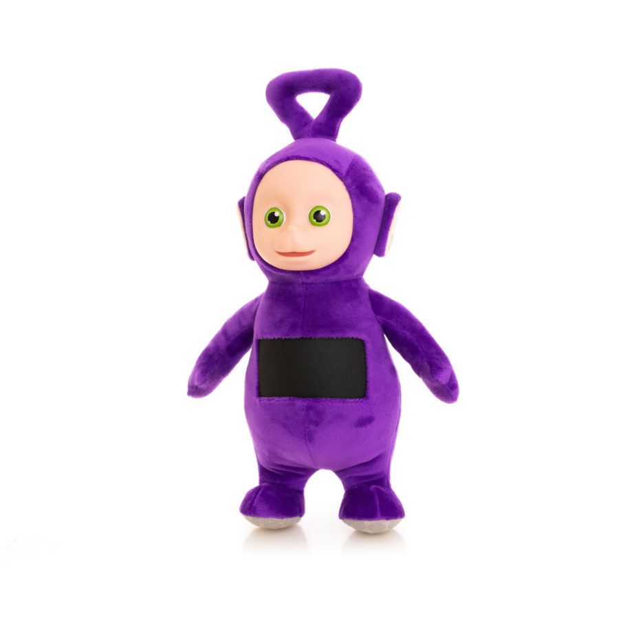 Teletubbies - Tinky Winky 8” Plush with Interactive Color Changing Belly Patch