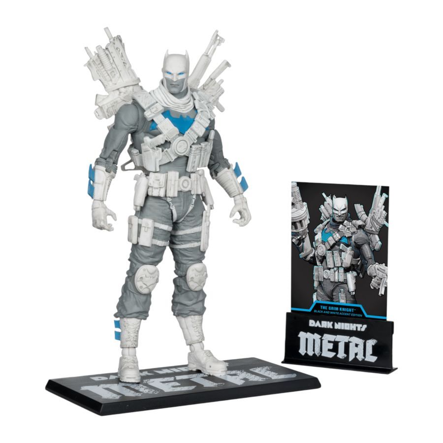 DC Multiverse - The Grim Knight B&W With Accent Gold Label 7″ Figure