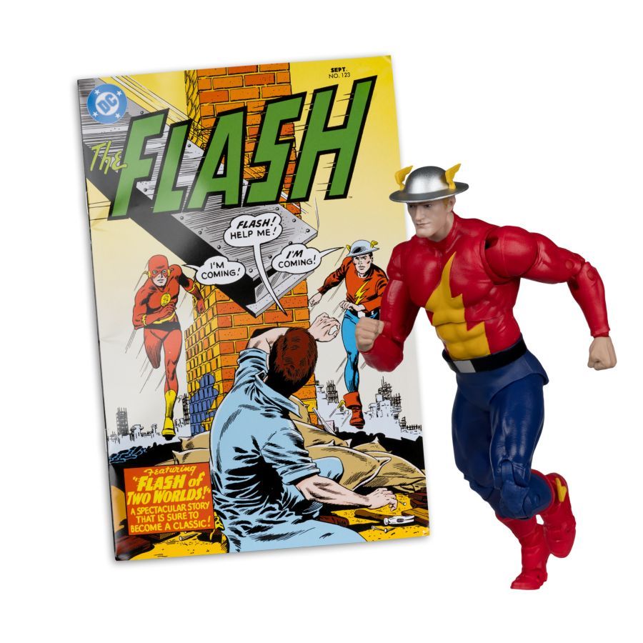 DC Comics - Jay Garrick Flash (Flash #123) Page Punchers 7″ Figure with Comic (Chase Version)