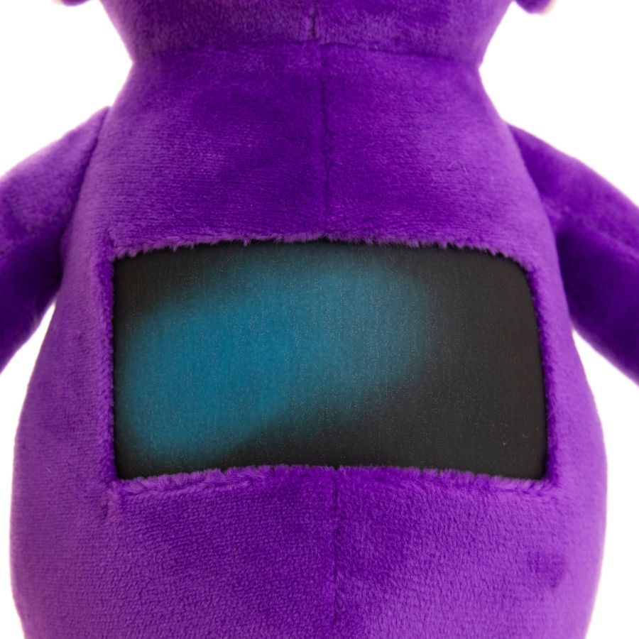 Teletubbies - Tinky Winky 8” Plush with Interactive Color Changing Belly Patch
