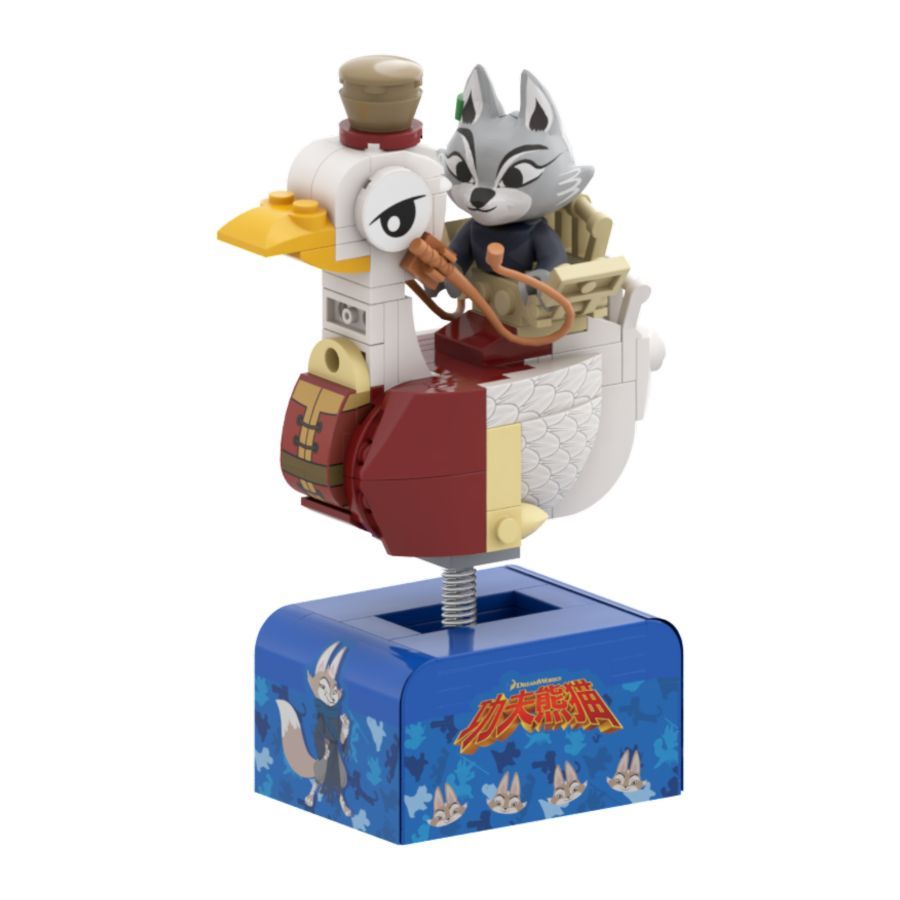 Kung Fu Panda - Zhen on SkateKart Buildable Figure (136 Piece Kit)