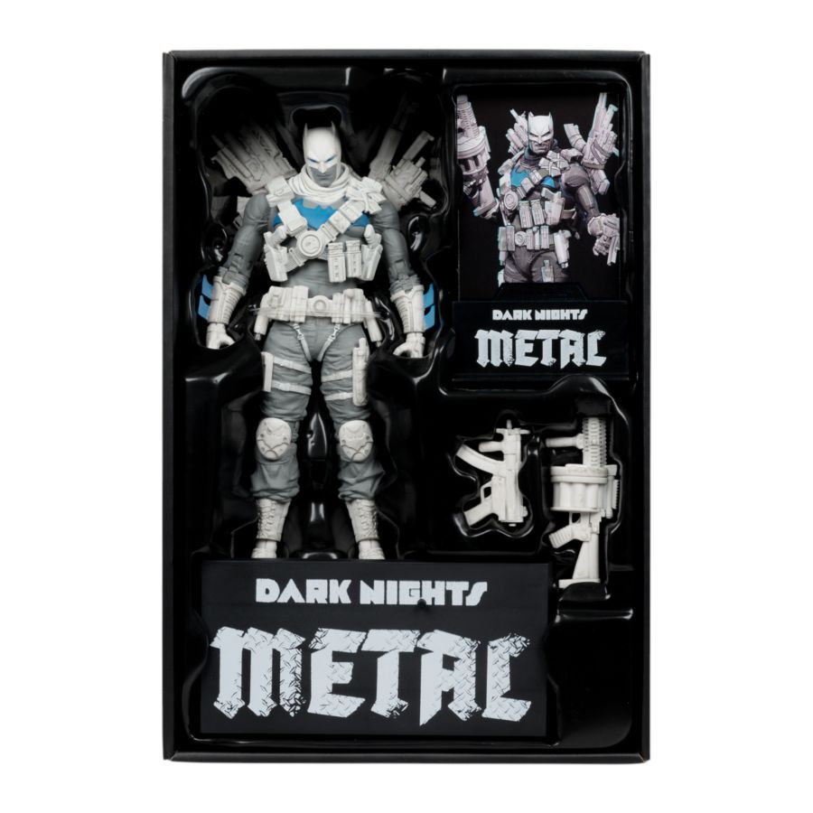 DC Multiverse - The Grim Knight B&W With Accent Gold Label 7″ Figure