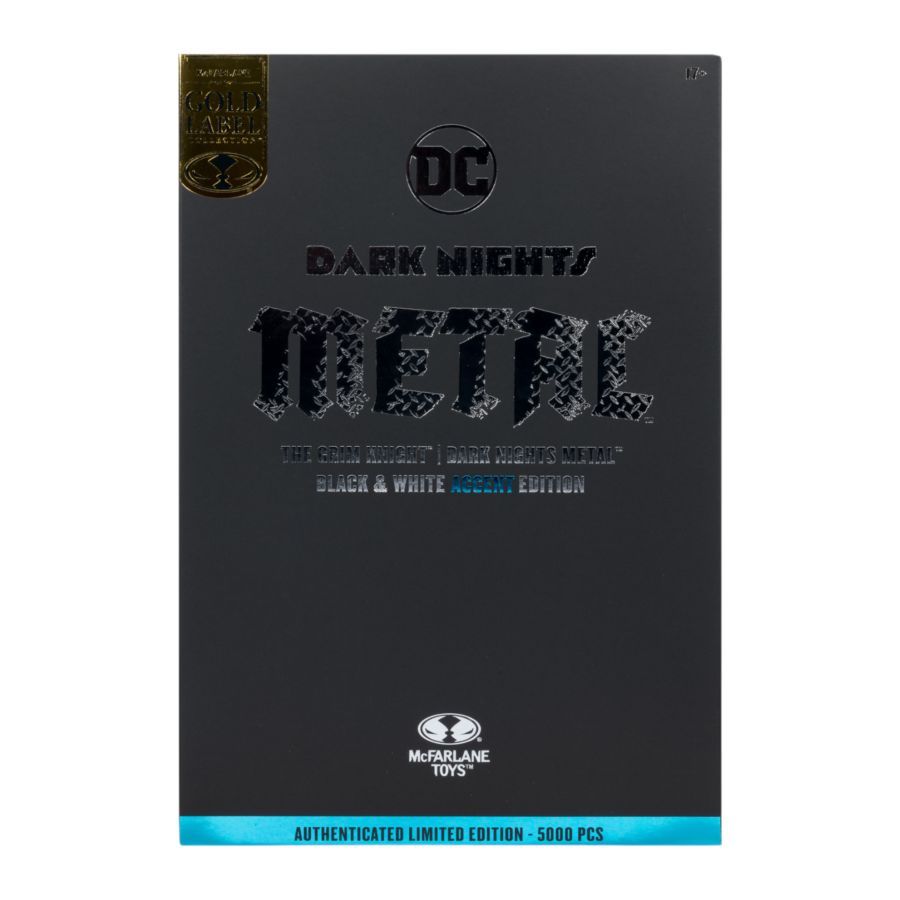 DC Multiverse - The Grim Knight B&W With Accent Gold Label 7″ Figure